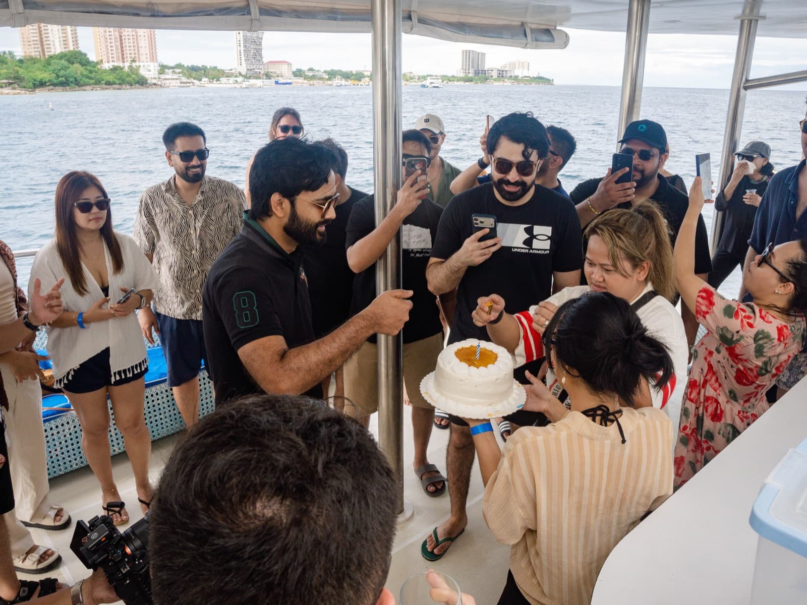 Boat party celebration