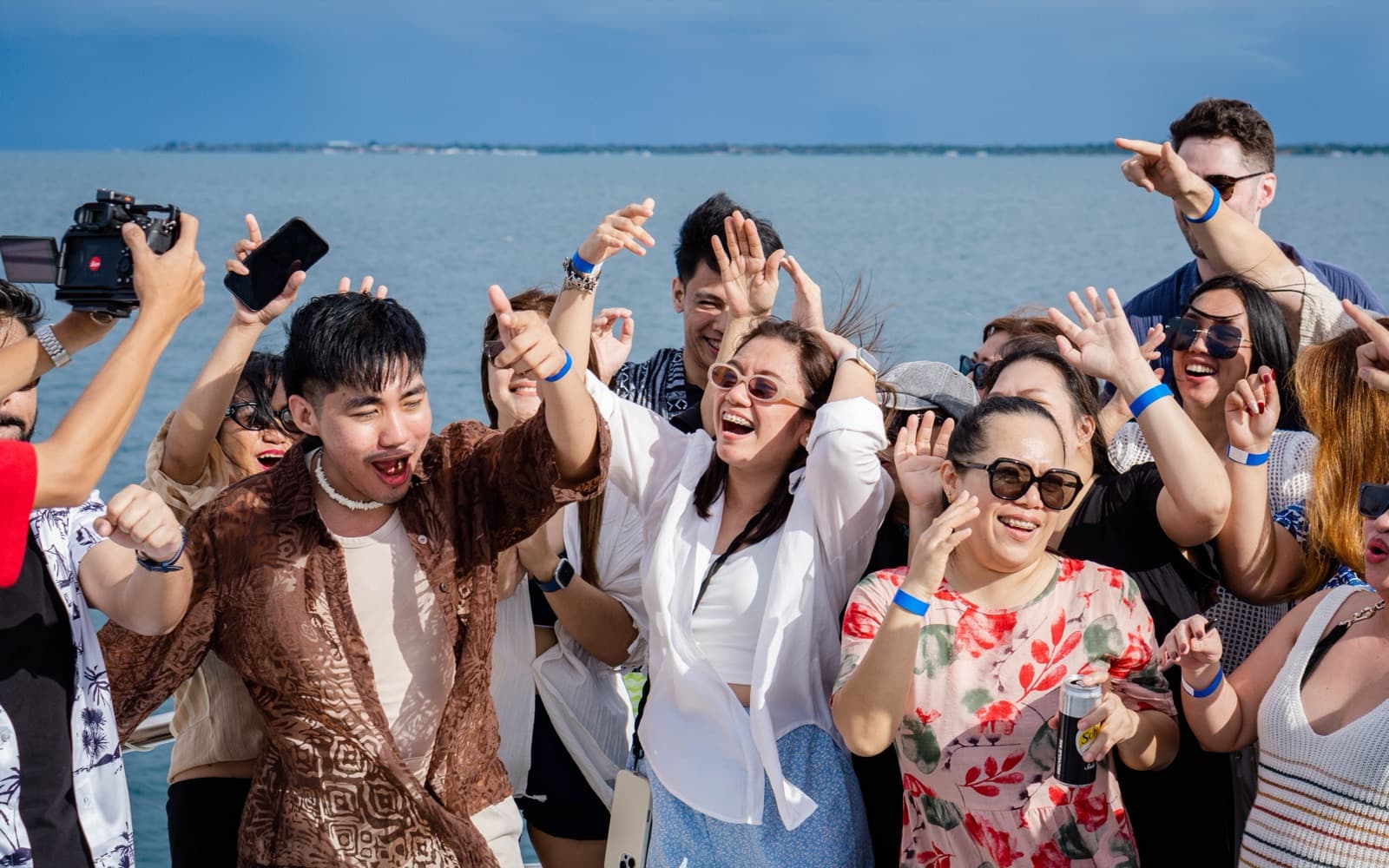 Team fun on the water