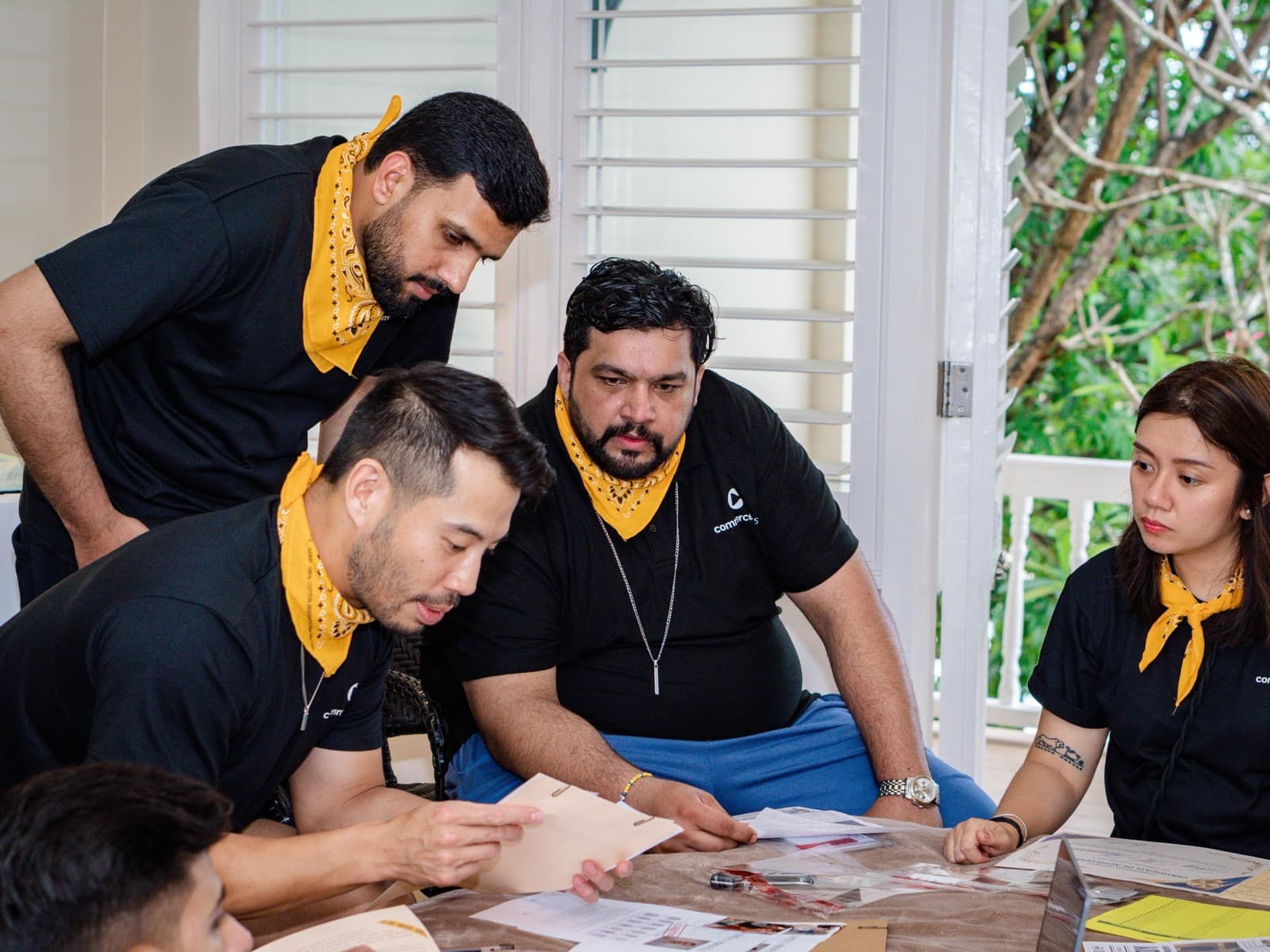 Team working session